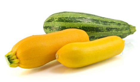 Grilled Zucchini and Yellow Squash Stacks With Feta and Black Olives Recipe Image
